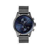 Buy Shop Hugo Boss Jet Blue Dial Gunmetal Mesh Bracelet Watch for Men - 1513677 USA Online