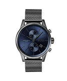 Buy Shop Hugo Boss Jet Blue Dial Gunmetal Mesh Bracelet Watch for Men - 1513677 USA Online