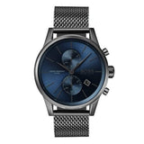 Buy Shop Hugo Boss Jet Blue Dial Gunmetal Mesh Bracelet Watch for Men - 1513677 USA Online