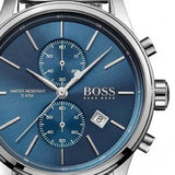 Buy Shop Hugo Boss Jet Blue Dial Silver Steel Strap Watch for Men - 1513384 USA Online