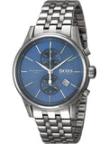 Buy Shop Hugo Boss Jet Blue Dial Silver Steel Strap Watch for Men - 1513384 USA Online
