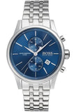 Buy Shop Hugo Boss Jet Blue Dial Silver Steel Strap Watch for Men - 1513384 USA Online