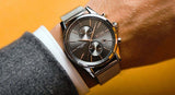 Buy Shop Hugo Boss Jet Chronograph Grey Dial Silver Mesh Bracelet Watch for Men - 1513440 USA Online