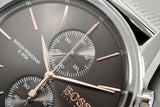Buy Shop Hugo Boss Jet Chronograph Grey Dial Silver Mesh Bracelet Watch for Men - 1513440 USA Online
