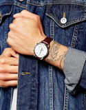 Buy Shop Hugo Boss Jet Chronograph Quartz Silver Dial Brown Leather Strap Watch For Men - HB1513280 USA Online