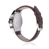 Buy Shop Hugo Boss Jet Chronograph Quartz Silver Dial Brown Leather Strap Watch For Men - HB1513280 USA Online