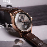Buy Shop Hugo Boss Jet Grey Dial Brown Leather Strap Watch for Men - 1513281 USA Online