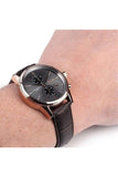 Buy Shop Hugo Boss Jet Grey Dial Brown Leather Strap Watch for Men - 1513281 USA Online