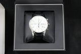Buy Shop Hugo Boss Jet Silver Dial Black Leather Strap Watch for Men - 1513282 USA Online