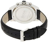 Buy Shop Hugo Boss Jet Silver Dial Black Leather Strap Watch for Men - 1513282 USA Online