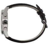 Buy Shop Hugo Boss Jet Silver Dial Black Leather Strap Watch for Men - 1513282 USA Online