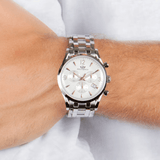 Buy Shop Hugo Boss Jet Silver Dial Two Tone Steel Strap Watch for Men - 1513385 USA Online