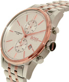 Buy Shop Hugo Boss Jet Silver Dial Two Tone Steel Strap Watch for Men - 1513385 USA Online