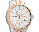 Buy Shop Hugo Boss Jet Silver Dial Two Tone Steel Strap Watch for Men - 1513385 USA Online
