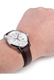 Buy Shop Hugo Boss Jet White Dial Brown Leather Strap Watch for Men - 1513280 USA Online