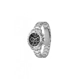 Hugo Boss Novia Black Dial Silver Steel Strap Watch for Women - 1502614