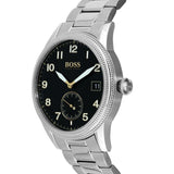 Buy Shop Hugo Boss Legacy Black Dial Silver Steel Strap Watch for Men - 1513671 USA Online