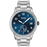 Buy Shop Hugo Boss Legacy Blue Dial Silver Steel Strap Watch for Men - 1513707 USA Online