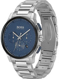 Buy Shop Hugo Boss Peak Chronograph Blue Dial Silver Steel Strap Watch for Men - 1513763 USA Online