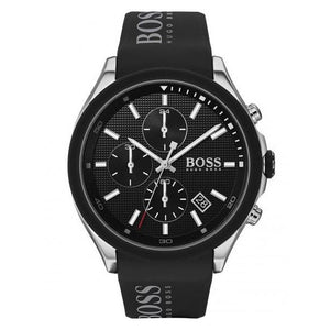 Buy Shop Hugo Boss Velocity Black Dial Black Leather Strap Watch for Men - 1513716 USA Online