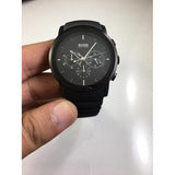 Buy Shop Hugo Boss Modern Black Dial Black Rubber Strap Watch for Men - 1512639 USA Online