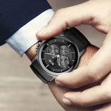 Buy Shop Hugo Boss Modern Black Dial Black Rubber Strap Watch for Men - 1512639 USA Online