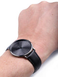 Buy Shop Hugo Boss Modern Grey Dial Black Leather Strap Watch for Men - 1513540 USA Online