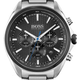 Buy Shop Hugo Boss Montre Distinct Black Dial Silver Steel Strap Watch for Men - 1513857 USA Online