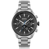 Buy Shop Hugo Boss Montre Distinct Black Dial Silver Steel Strap Watch for Men - 1513857 USA Online