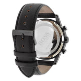 Buy Shop Hugo Boss Navigator Black Dial Black Leather Strap Watch for Men - 1513497 USA Online