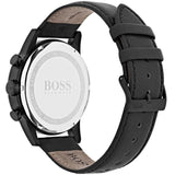 Buy Shop Hugo Boss Navigator Black Dial Black Leather Strap Watch for Men - 1513497 USA Online