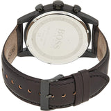 Buy Shop Hugo Boss Navigator Black Dial Black Leather Strap Watch for Men - 1513497 USA Online