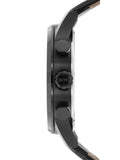 Buy Shop Hugo Boss Navigator Black Dial Black Leather Strap Watch for Men - 1513497 USA Online