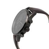 Buy Shop Hugo Boss Navigator Black Dial Black Leather Strap Watch for Men - 1513497 USA Online