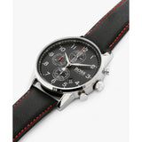 Buy Shop Hugo Boss Navigator Black Dial Black Leather Strap Watch for Men - 1513535 USA Online