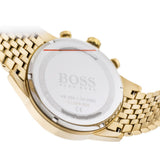 Buy Shop Hugo Boss Navigator Black Dial Gold Steel Strap Watch for Men - 1513531 USA Online