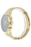 Buy Shop Hugo Boss Navigator Black Dial Gold Steel Strap Watch for Men - 1513531 USA Online