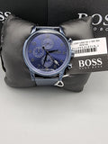 Buy Shop Hugo Boss Navigator Chronograph Blue Dial Blue Mesh Bracelet Watch for Men - 1513538 USA Online