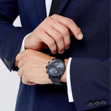 Buy Shop Hugo Boss Navigator Chronograph Blue Dial Blue Mesh Bracelet Watch for Men - 1513538 USA Online