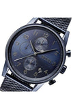 Buy Shop Hugo Boss Navigator Chronograph Blue Dial Blue Mesh Bracelet Watch for Men - 1513538 USA Online