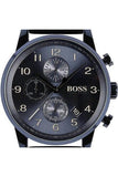 Buy Shop Hugo Boss Navigator Chronograph Blue Dial Blue Mesh Bracelet Watch for Men - 1513538 USA Online