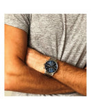 Buy Shop Hugo Boss Navigator Chronograph Blue Dial Silver Steel Strap Watch for Men - 1513498 USA Online