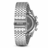 Buy Shop Hugo Boss Navigator Chronograph Blue Dial Silver Steel Strap Watch for Men - 1513498 USA Online