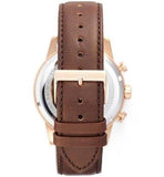 Buy Shop Hugo Boss Navigator Grey Dial Brown Leather Strap Watch for Men - 1513496 USA Online