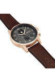 Buy Shop Hugo Boss Navigator Grey Dial Brown Leather Strap Watch for Men - 1513496 USA Online
