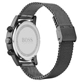 Buy Shop Hugo Boss Navigator Grey Dial Grey Mesh Bracelet Watch for Men - 1513674 USA Online