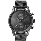 Buy Shop Hugo Boss Navigator Grey Dial Grey Mesh Bracelet Watch for Men - 1513674 USA Online