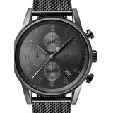 Buy Shop Hugo Boss Navigator Grey Dial Grey Mesh Bracelet Watch for Men - 1513674 USA Online