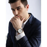 Buy Shop Hugo Boss Navigator White Dial Brown Leather Strap Watch for Men - 1513495 USA Online
