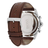 Buy Shop Hugo Boss Navigator White Dial Brown Leather Strap Watch for Men - 1513495 USA Online